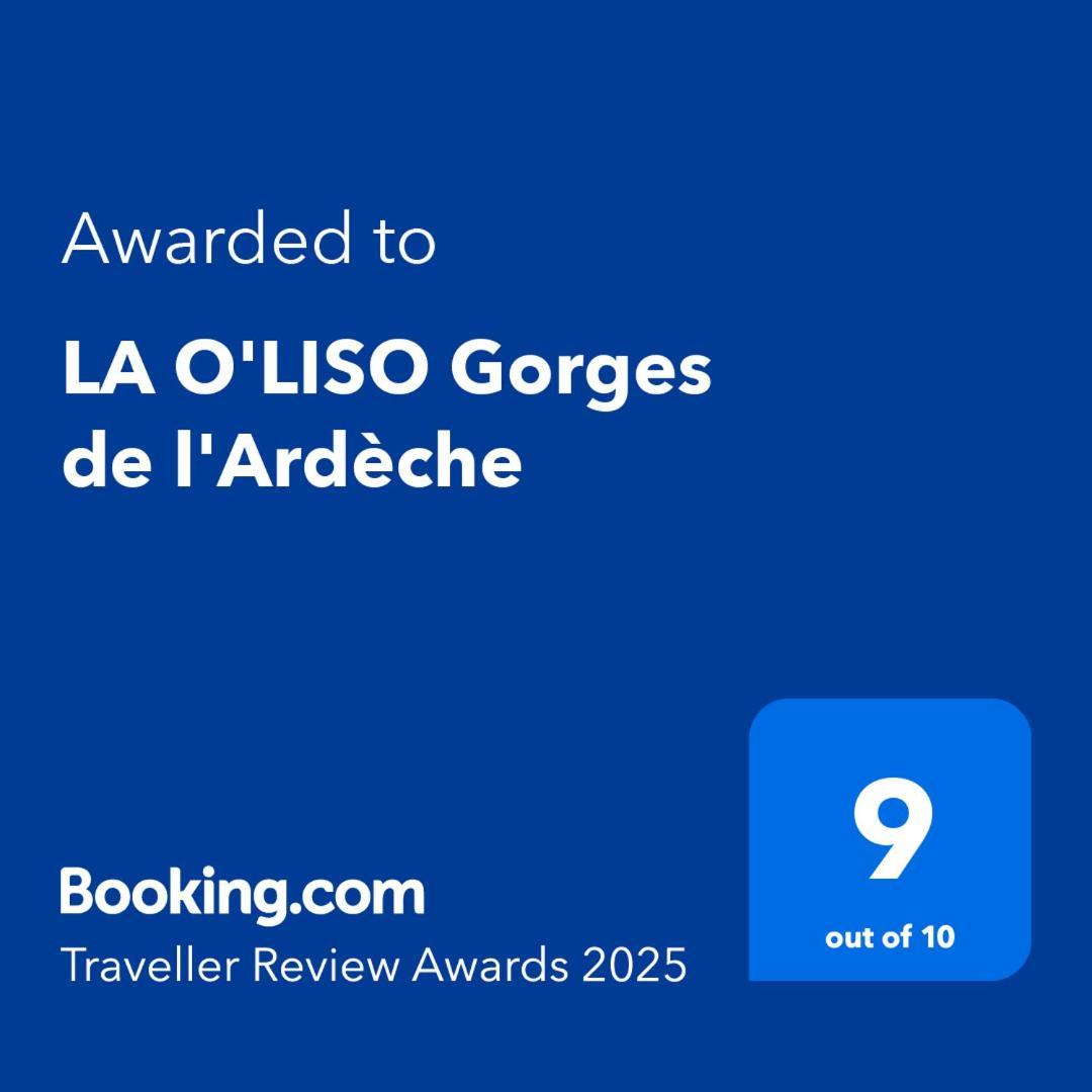 Вилла La O'Liso Gorges De L'Ardeche Салава Экстерьер фото